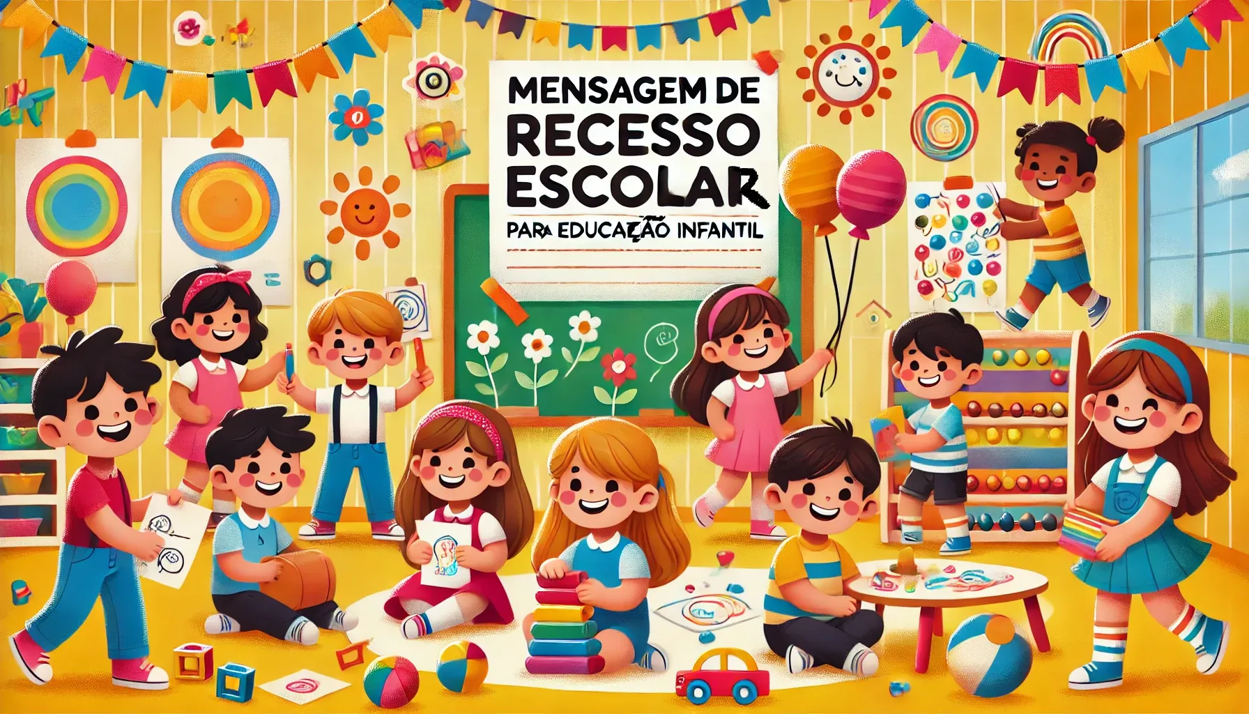 Mensagem De Recesso Escolar Para Educa O Infantil Id Ias Cativantes