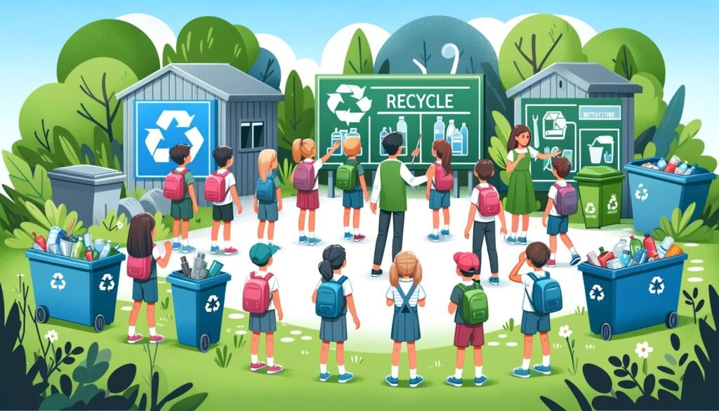 cores das lixeiras de reciclagem na educacao infantil 4