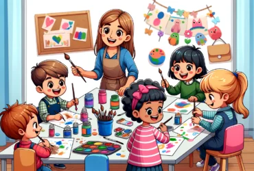 Atividade de Artes na Educação Infantil