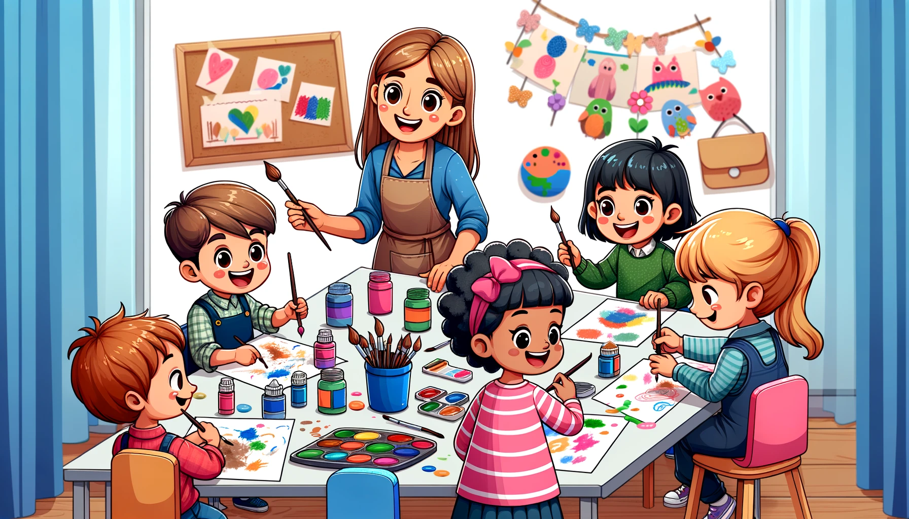 Atividade de Artes na Educação Infantil