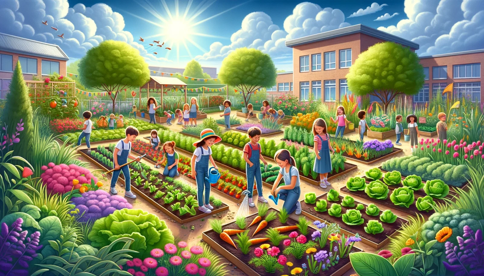 horta na educação infantil