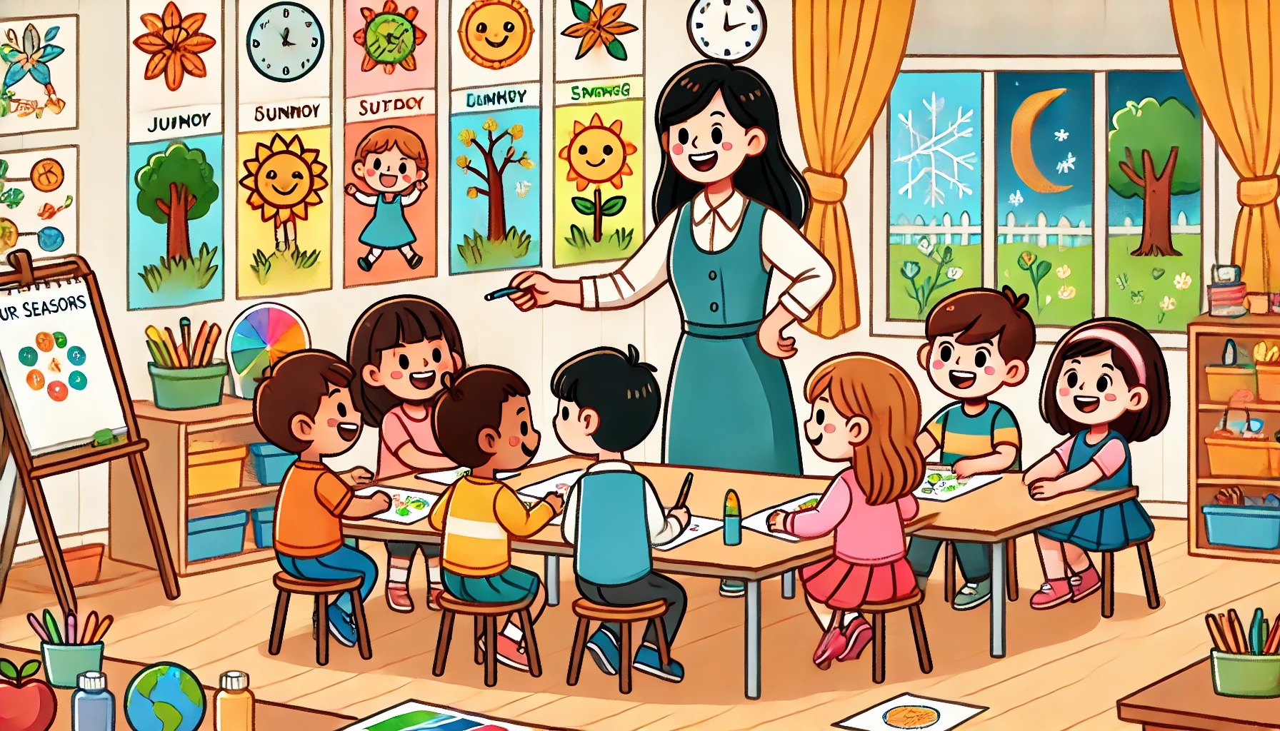 Atividades sobre as 4 Estações do Ano para Educação Infantil