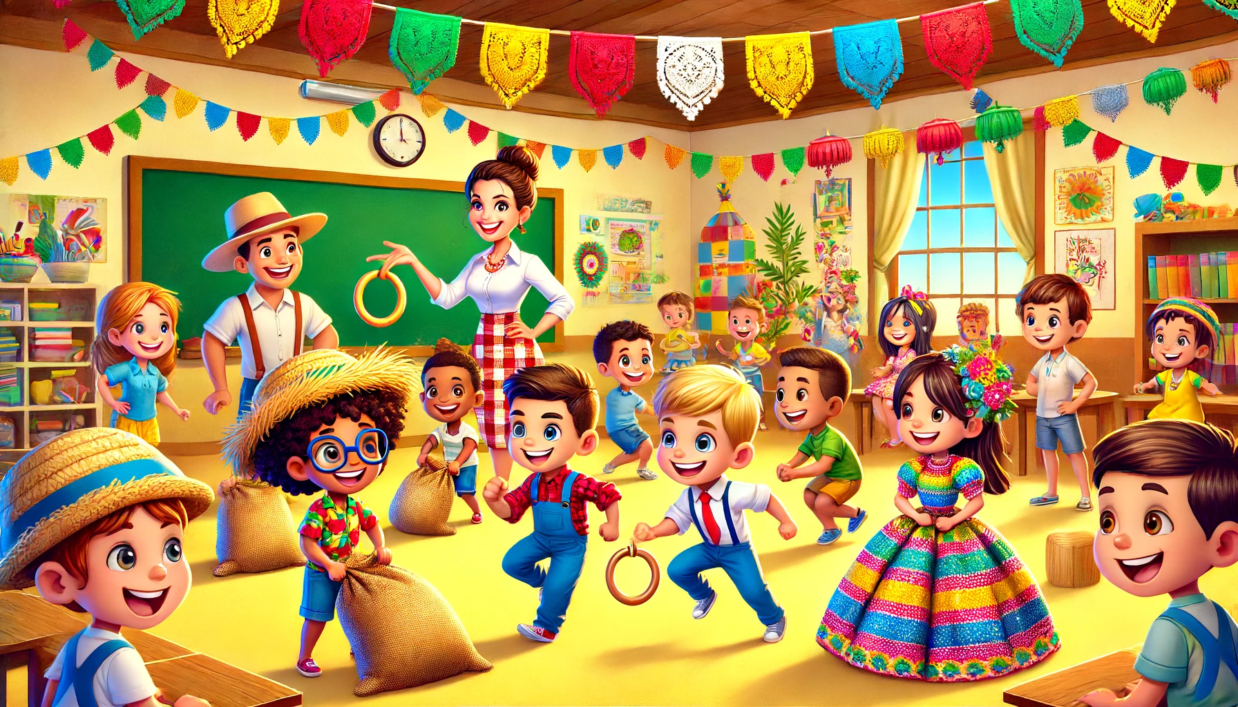 Brincadeiras Juninas para a Educação Infantil